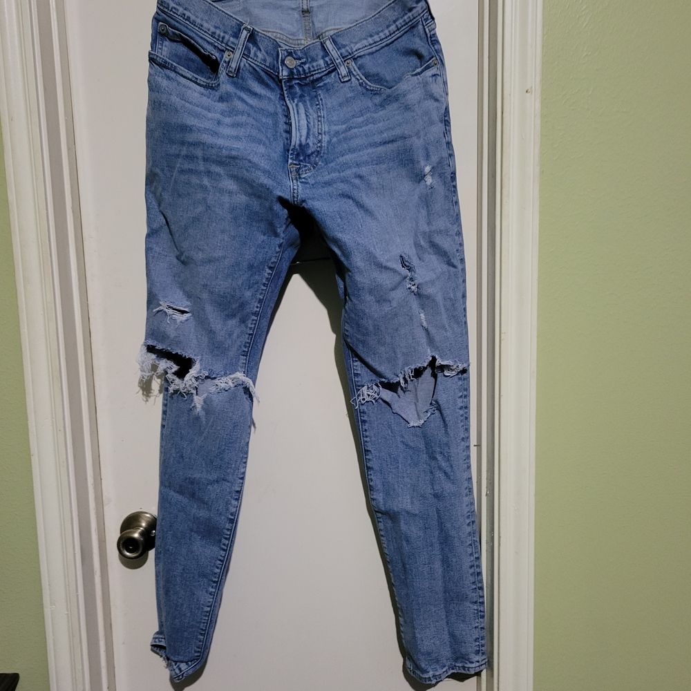 Abercrombie & Fitch Light Blue Straight Jeans